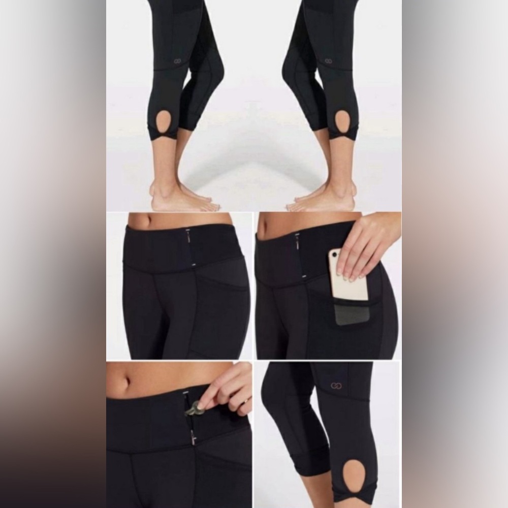 CALIA by Carrie Underwood Twist Capri Leggings Size Small